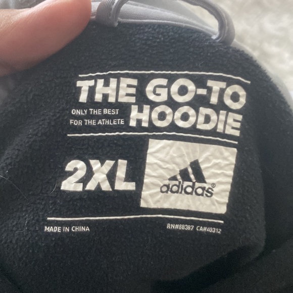 Adidas STADIUM FLEECE BADGE OF SPORT HOODIE - Picture 12 of 12